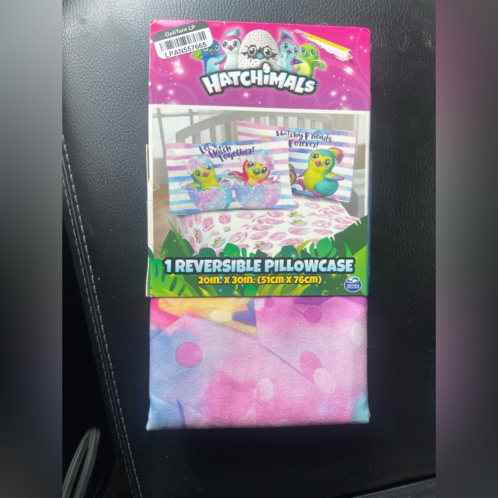 Hatchimals Reversible Pillowcase 20x30 New